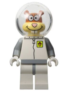 LEGO SpongeBob Sandy Cheeks bob031 White Legs Minifigure New 2011
